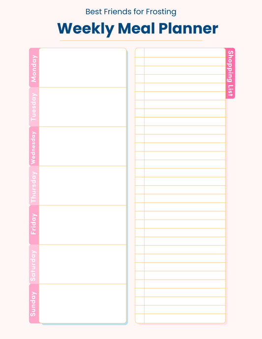 Meal Plan Notepad