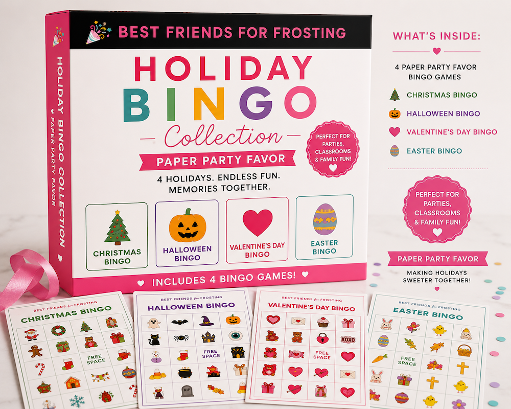 Best Friends for Frosting Holiday Bingo Collection