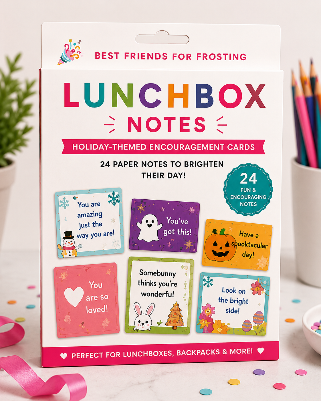 Best Friends for Frosting Lunchbox Notes
